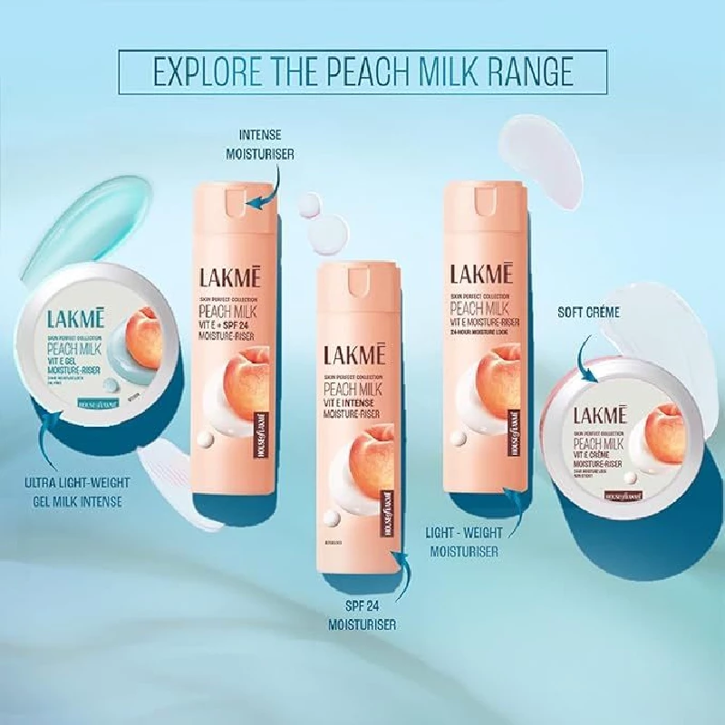 Lakme Peach Milk Vit E Gel Moisturizer, 200 g-6.webp